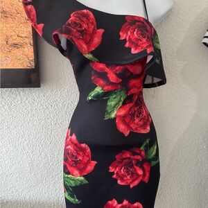 Floral Off-Shoulder Dress